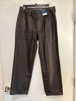 Black Shimmer Jeans
