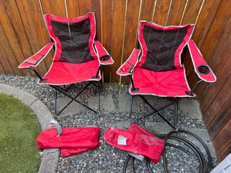 Coleman folding camping chairs