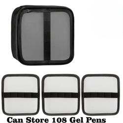Black Languo Pen, Pencil or Marker Organizer Carrying Case