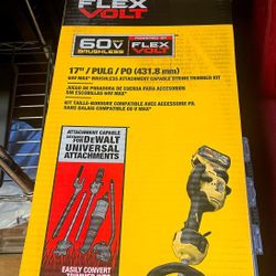 DeWalt 60v Flexvolt 17" String Trimmer Kit