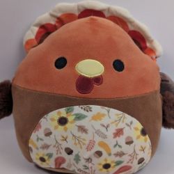 NWT 8" Ulana The Turkey Squishmallow - Thanksgiving Fall Autumn Plush **READ DESCRIPTION**