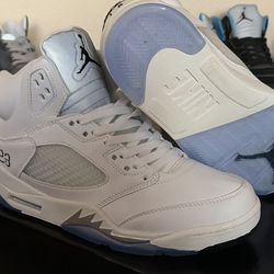 White metallic 5's