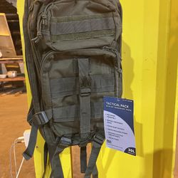 World Famous Sports Tactical Backpack – 30L Medium Transport Pack (Model TB-511-GREEN)