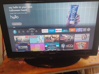 Toshiba 32-in comes with a 4K fire stick