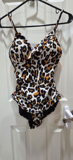 Women's Swimsuit, Size 6, NWT, Leopard Print