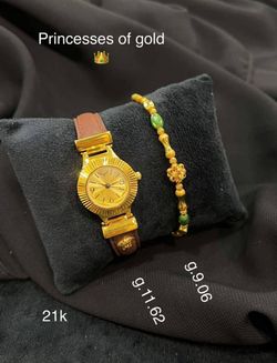 24k Gold luxury watch set