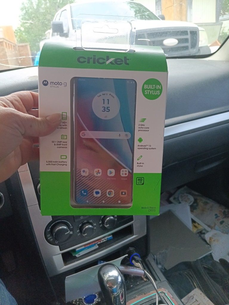 Brand new Cricket Moto G Stylus In Box