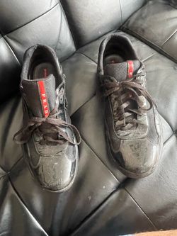 Men’s Prada black low top shoes