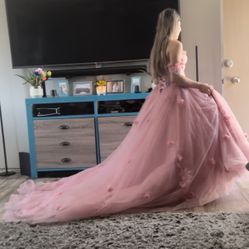 Brand New pink/ muave quince party dress 