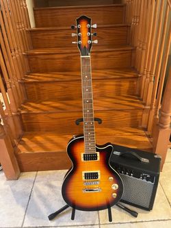 Custom Les Paul w/ Fender Amp