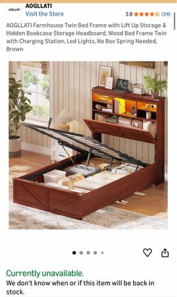 Twin bed frame