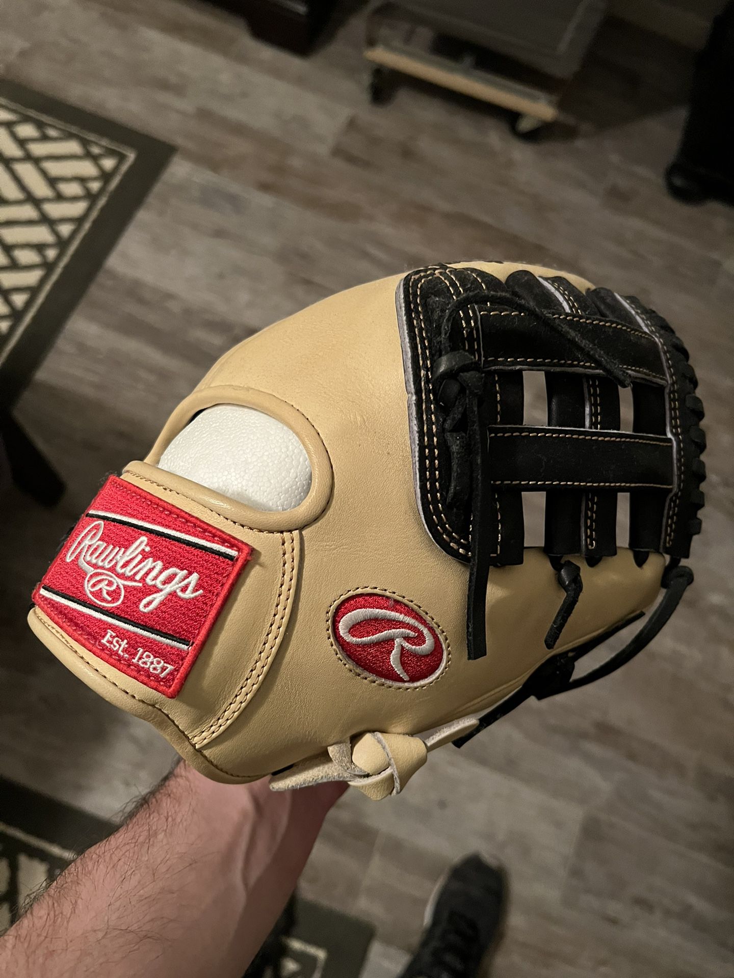 Brand New Rawlings Pro Preferred Infield Leather Baseball Glove Tan/Black