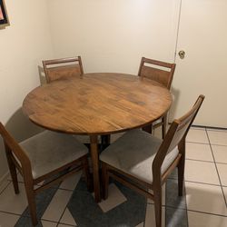 Dining table 4 chairs