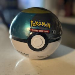 2024 Pokemon - Poke Ball Trading Card Tin - Moon Ball New Factory Sealed
