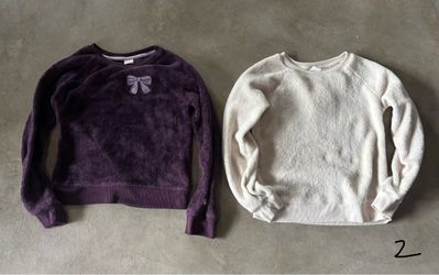 Girls Fleece Sweatshirts (2)-Size 10/12