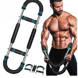 Twister Arm Trainer, 40-100lb Adjustable Chest Workout Equipment, Arm Trainer, Twister Arm Trainer, Portable Power Twister Bar, Detachable Design Fitn