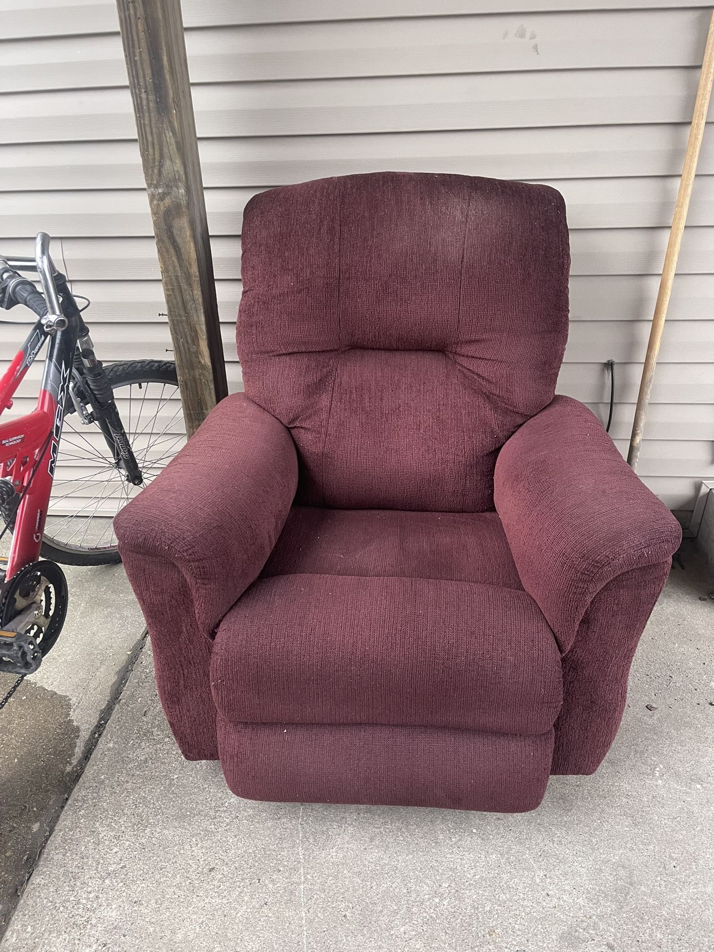 La-Z-Boy Brand Maroon Recliner