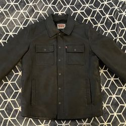 Levi’s Leather Jacket (Black)