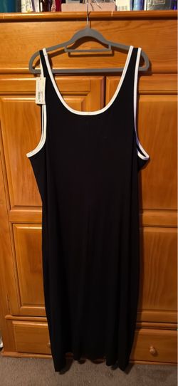 Brand is a new day from target brand new with tags Black Sleeveless Maxi Dress with White Trim