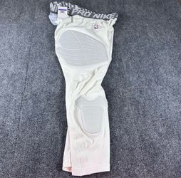 Nike Pro NBA Hyperstrong 3/4 Padded Basketball Tights White 881963-100 sz  l / xl - tall / 3xl - tall