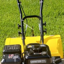 Champion Power Equipment 22 in. Counter Rotating Gas Rear Tine Tiller with Self-Propelled Agricultural Tires