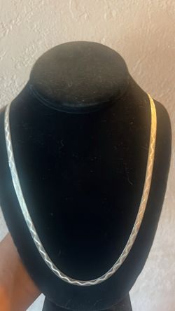 🔥 13.2 Gram Solid Sterling Silver 925 Herringbone Chain 🔥