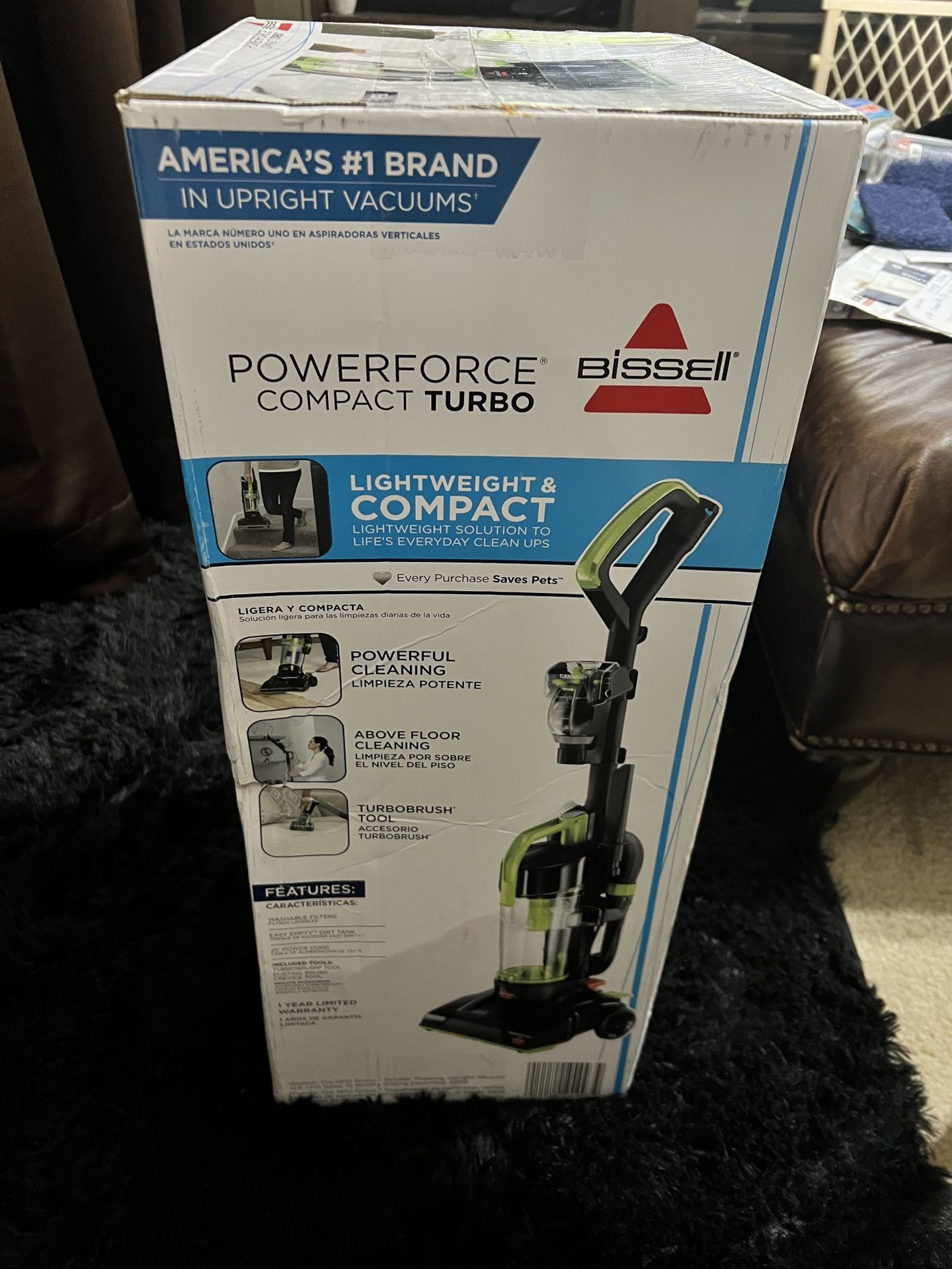 Bissell Powerforce Compact Turbo Bagless Vacuum Cleaner 2690 edu.svet