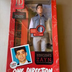 One Direction 1D Singing Zayn Doll