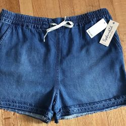 Splendid Indigo Dye Denim Shorts: Womens XL