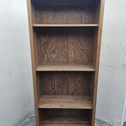 Vintage Solid oak bookcase or display case ! Great for your home ! Well made !