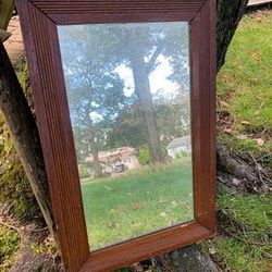 Antique Farmhouse Mirror 19.5”X 29.5”