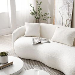 Sectional Sofa Teddy 103” With 4 Pillows 