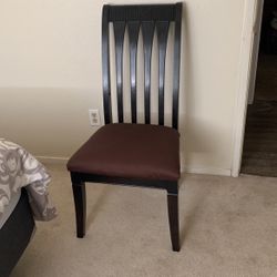 Dark Wood Chair Strong And Sturdy 