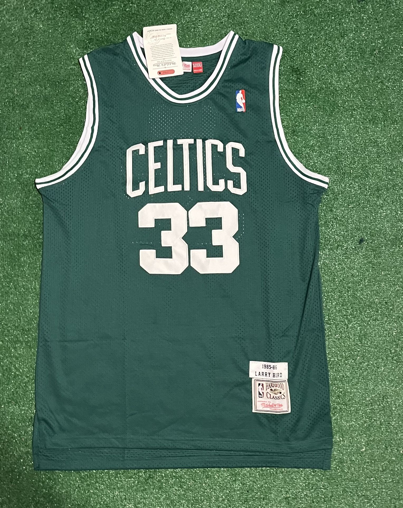 Boston Celtics Larry Bird Throwback Green Jersey
