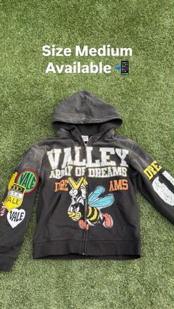 Vale Valley Of Dreams Black Zip Up Hoodie