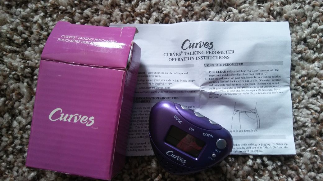 CURVES Talking Pedometer