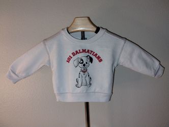 101 Dalmations Disney Baby Pullover Sweater Size 3/6 Months