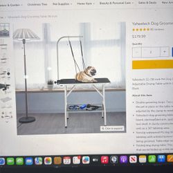 Yaheetech 36inch Dog Grooming Table