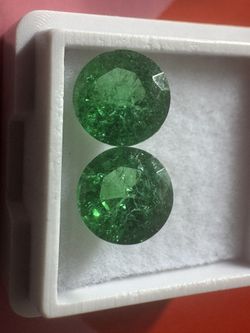 Two 1ct Natural Columbian Gems (Pair) 