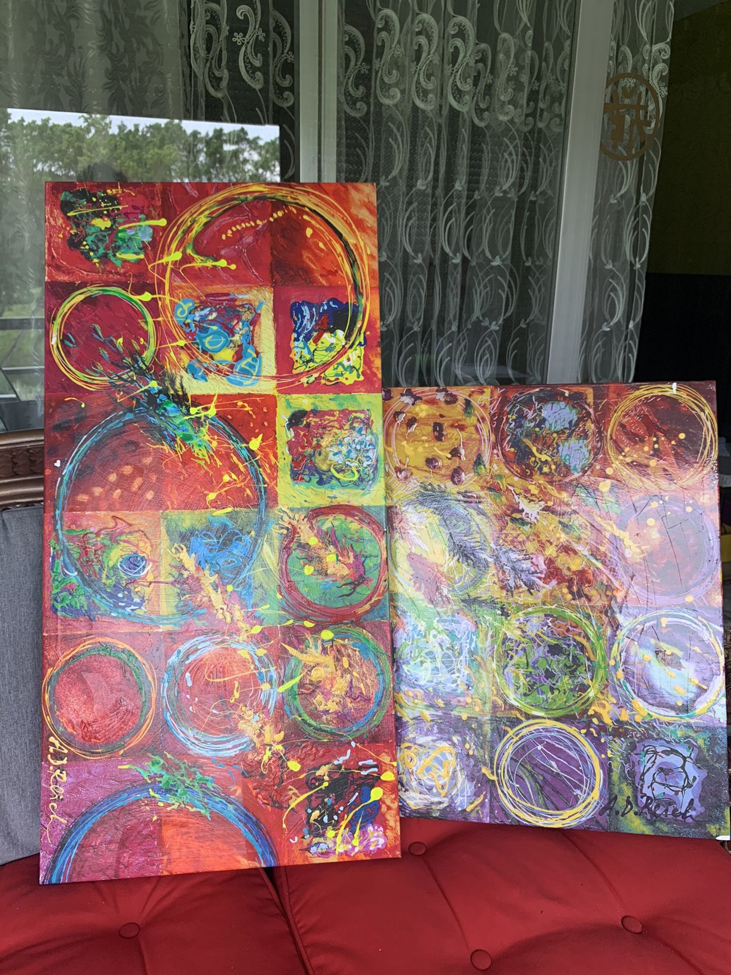 Modern art work!! Singed by the artist!!