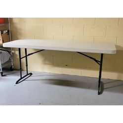 Lifetime 6 ft Commercial Heavy Duty Adjustable Height Banquet Table