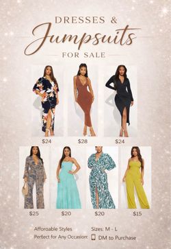 Fashion Nova Jumpsuits / and Dresses