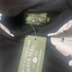 Denim tear brand new hoodie