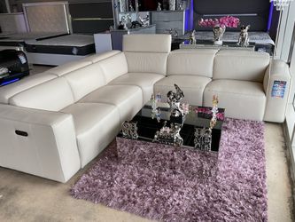 Beautiful Leather Sectional Power Recliners On Sale Only $2999
