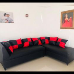 L Sectional Furniture Pillows Included. Brand New