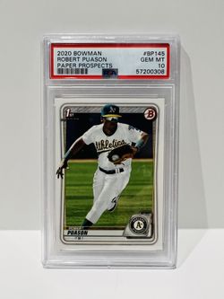 Robert Puason 2020 1st Bowman Paper Prospect #BP145 PSA 10 GEM MINT