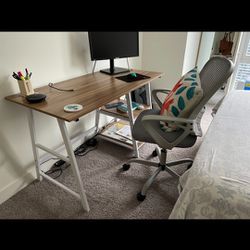 Work Desk And Chair Set