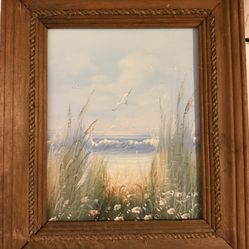 Nautical, Original Painting Framed