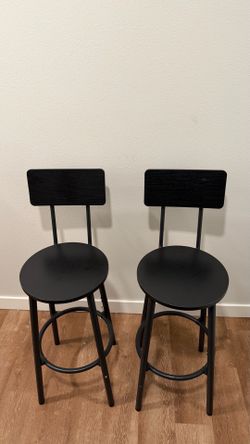 HOOBRO 25.2" Counter-Height Bar Stools - Set of 2