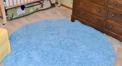 5’ Round Shag Rug